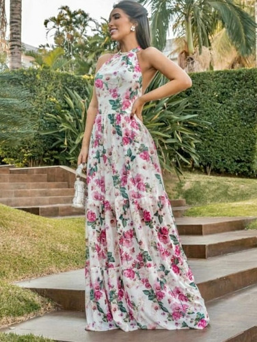 Imagem 2 de 4 de Vestido Longo Tule Dandara