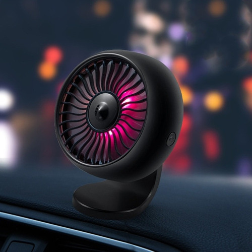 Mini Ventilador Con Interfaz Usb De Salida De Aire Para Auto