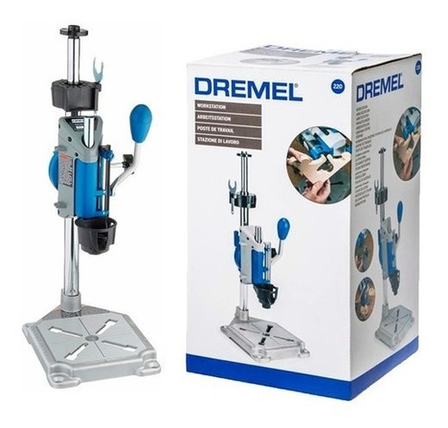 Soporte Vertical Dremel 220 Para Minitorno Giratorio 3 En 1