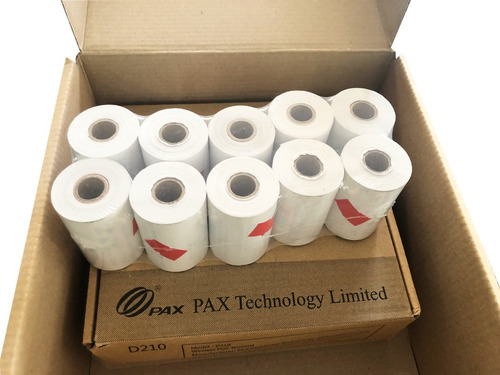 40 Rollos De Papel Térmico 56mm X 17 Metros