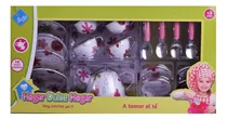 Comprar Juego De Té De Metal 18 Piezas Hogar Dulce Hogar 6942