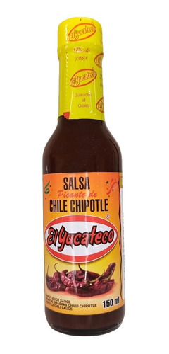 Salsa Picante Chipotle El Yucateco 150 Ml