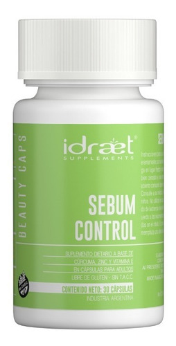 Sebum Control - Suplemento Cápsulas Idraet