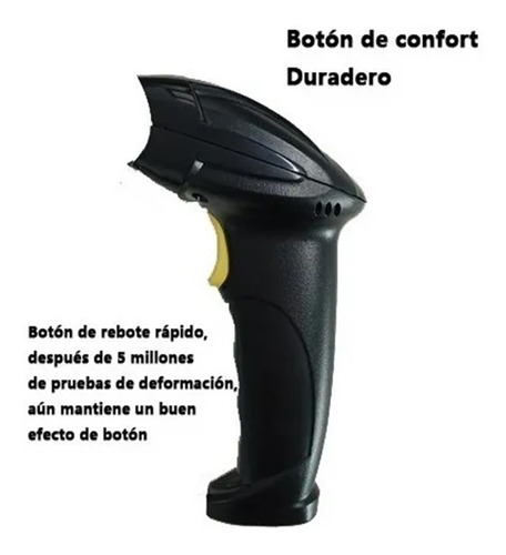 Lector De Codigo De Barras Láser Usb Pos Ean Upc Isbn