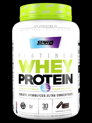 Platinum Whey Protein 908g Suplemento Polvo Star Nutrition