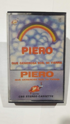 Piero Que Generosa Sos Mi Tierra - Cassette 1984