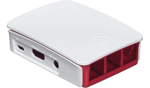 Raspberry Pi 3 - Funda Para Raspberry Pi, Color Rojo Y Blan.