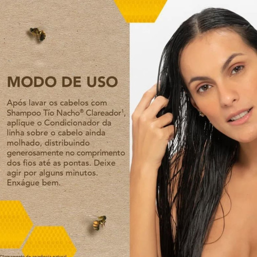 Shampoo E Condicionador Tio Nacho Clareador