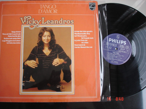 Vinyl Vinilo Lps Acetato Viky Leandros  Tango Amor
