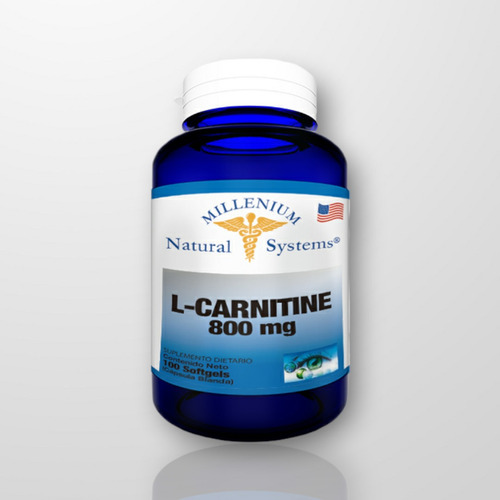 Lcarnitine 800mg X100 Softgel - Unidad a $858