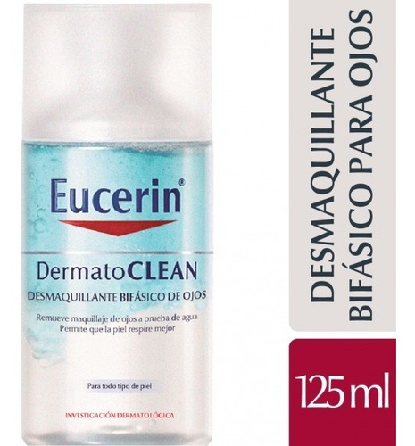 Eucerin Dermatoclean Desmaquillante Bifásico De Ojos X 125ml