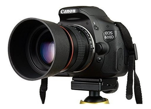 Teleobjetivo Enfoque Manual Para Camara Canon Eos Rebel T8i