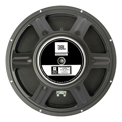 Alto Falante Woofer Jbl 15px 200w Rms Som Automotivo 8 Ohms Cor Preto