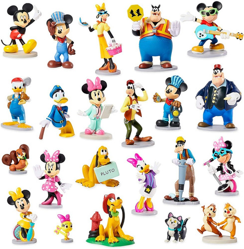 Disney Mickey Mouse E Amigos Mega Figurine Set Original