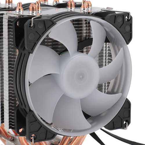 Computadora Cpu Cooler Air De Doble Torre, 4 Pines, 90 Mm, 6