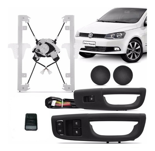 Kit Levanta Cristal Electricos Gol Trend 2 Puertas Saveiro 