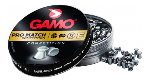 Combo Balines Gamo Pro Match 4.5 X250 - X 4 Latas 1000 Tiros