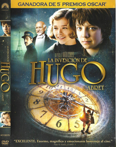 La Invención De Hugo Cabret Dvd Original Martin Scorsese