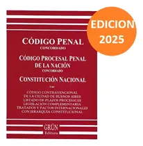 Comprar Código Penal, Procesal Penal Concordado + Constitucion Nac.