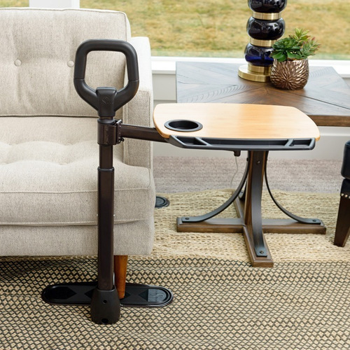 Bastón Para Sillón Con Charola Giratoria Multiusos