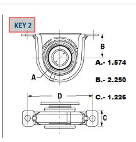  Puente Cardan Jcb-6899 Serie 1410(req528820)