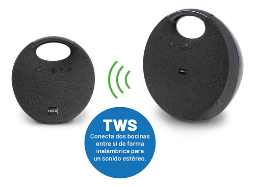 Combo Bocina Misik Ms287 Y Ms285 Con Emparejamiento