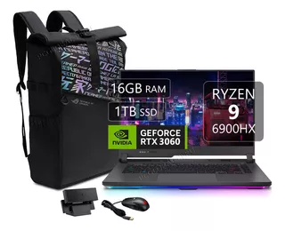 Asus Rog Strix G15, Ryzen 9-6900hx, 16gb, 1tb, Rtx3060, 15.6