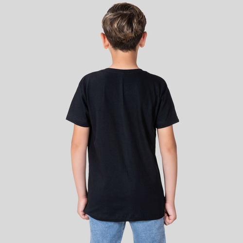 Camiseta Infantil Básica Lisa 100% Algodão Menino E Menina