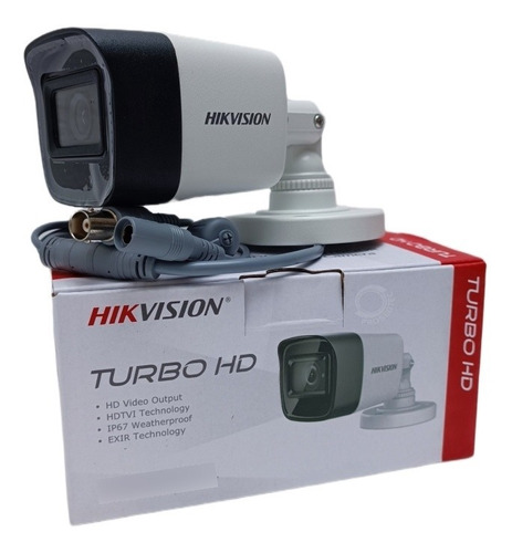 Cámara De Seguridad Hikvision Bala 5mpx Con Audio Integrado