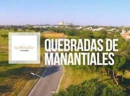 Terreno En Venta Quebradas De Manantiales 258m2. Zona Sur