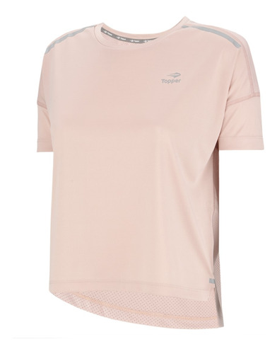 Remera Topper Mc Wmn Rng Up Rosa Gris Mujer