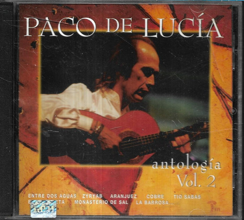 Paco De Lucia Album Antologia Vol.2 Sello Mercury Cd