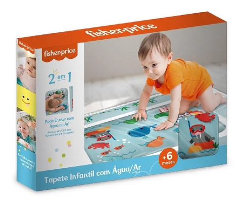 Tapete Infantil Inflavel 2 Em 1 Animais Fisher Price F00872