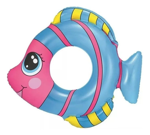 Aro Salvavida Pez Inflable 81x76cm Bestway Piscina 3a6 Años