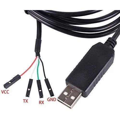 Cable Adaptador Usb A Ttl Serial De 5 V Y 3,3 V, Tx Rx, Vcc,