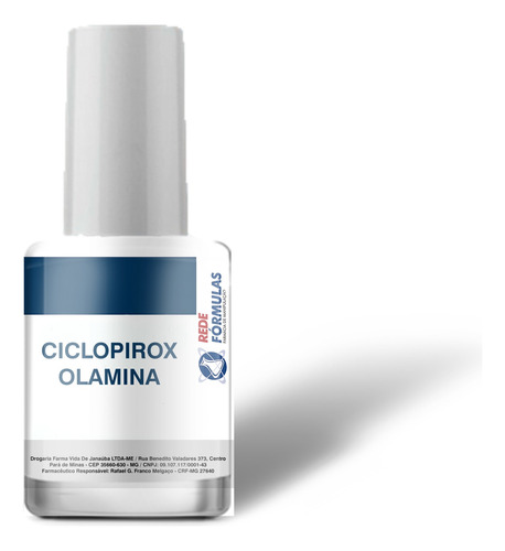 Esmalte Ciclopirox 8% + Óleo De Coco - 10ml