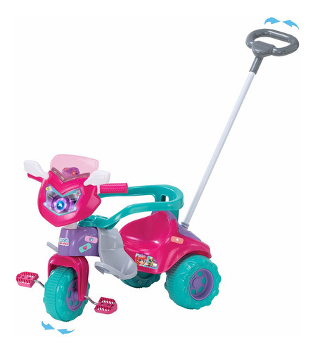 Triciclo Infantil Tico Tico Dra. Pet Magic Toys 2720 Cor Rosa