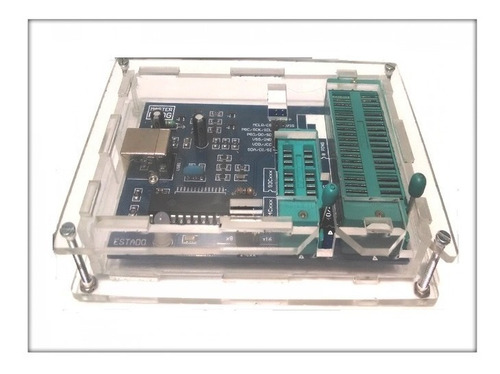 Programador Con Componentes De Electrónica