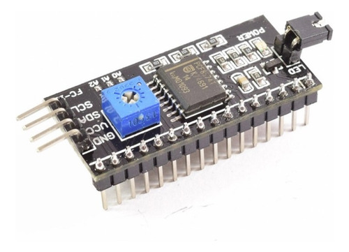 Módulo de adaptador I2c Display Lcd Pcf8574 Série Paralela