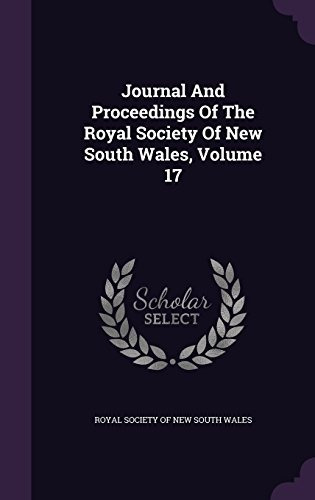 Journal And Proceedings Of The Royal Society Of New South Wa