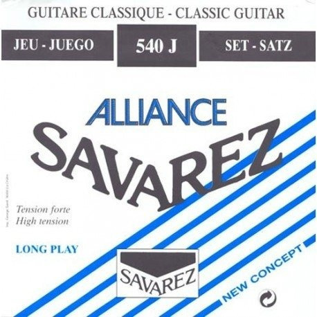 Imagen 1 de 1 de Encordado Para Guitarra Criolla Tension Alta Savarez 540j