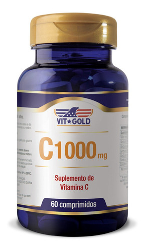 Vitamina C 1000mg Vitgold 60 Comp