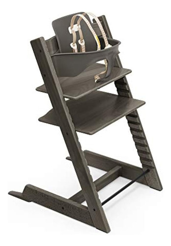 Trona Tripp Trapp De Stokke, Hazy Grey - Silla Ajustable Y C