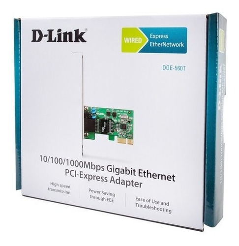 Tarjeta De Red D-link Dge-560t Pci X1 Lp Gigabit 10/100/1000