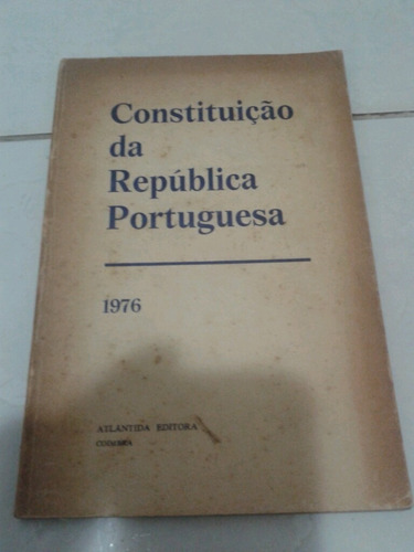 Constituição Da República Portuguesa 1976