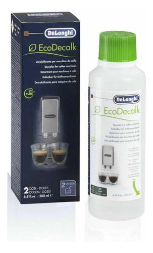 Delonghi Eco Solución Desincrustante. 6.8 Onzas (200 Ml)