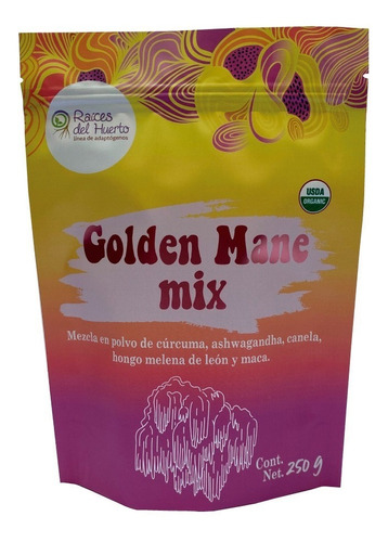 Golden Mane Mix (con Adaptógenos )250 G - Raíces Del Huerto