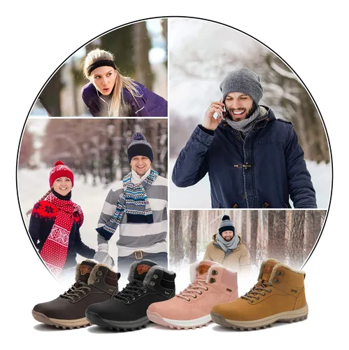 Botas De Nieve Con Aislamiento Mishansha Para Hombre Y Mujer