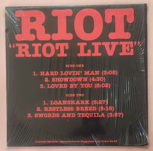 Riot, Riot Live - Mundop