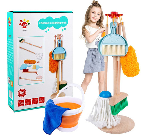 Kit Limpieza Para Niños Juego Limpieza Para Niñas Juguete